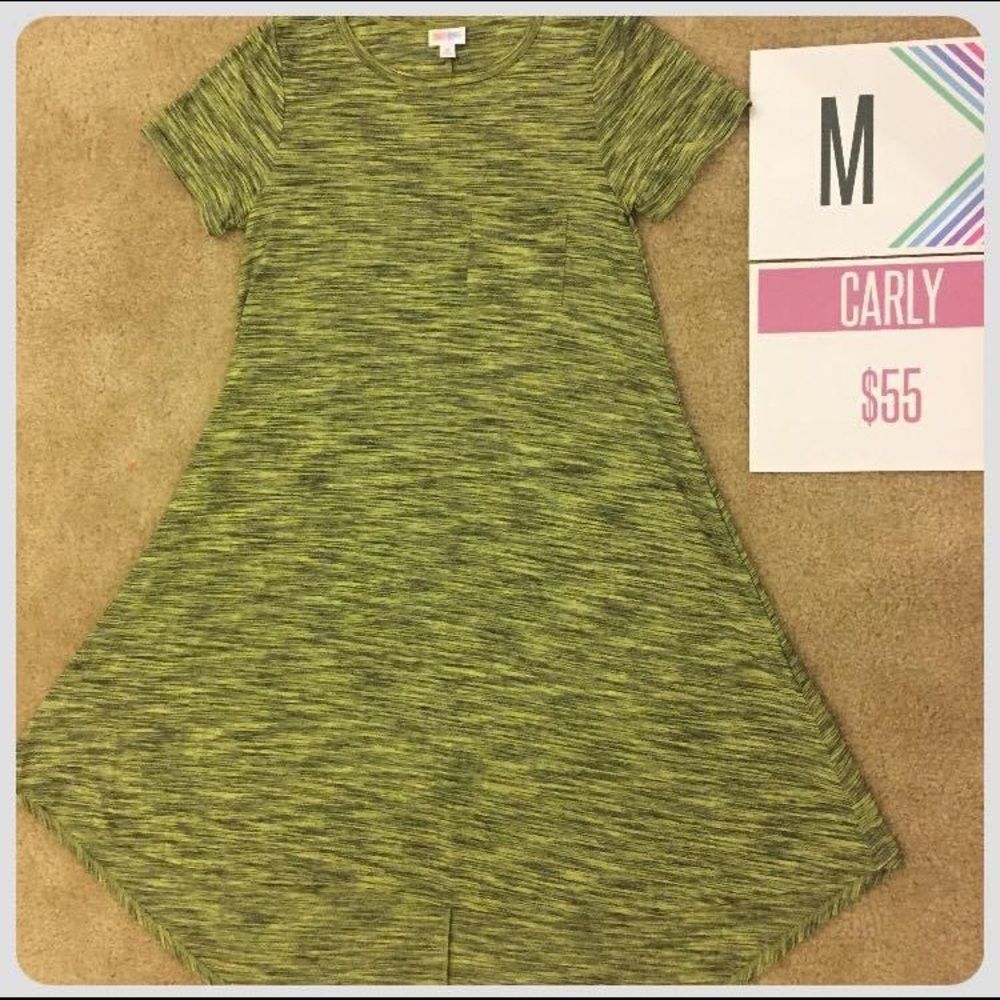 Lularoe Carly medium yellow black